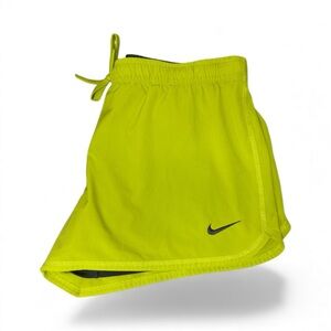 Nike Dri-FIT Tempo Running Shorts Neon Yellow Women’s Large